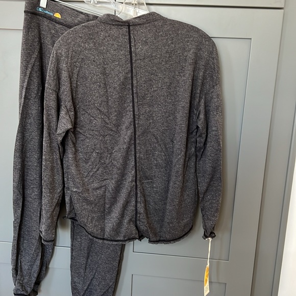 NWT{C&C California}Sz M 2 Pc Blk Heather Loungewear - Picture 6 of 13